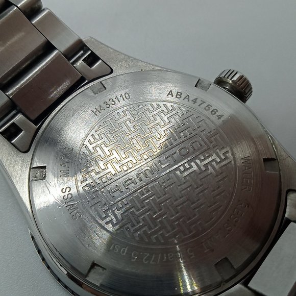 HAMILTON Broadway H433110 Day Date Black Dial Quartz Men's Watch - Picture 10 of 12